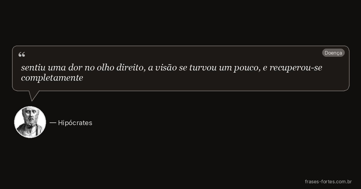 Frase de Hipócrates