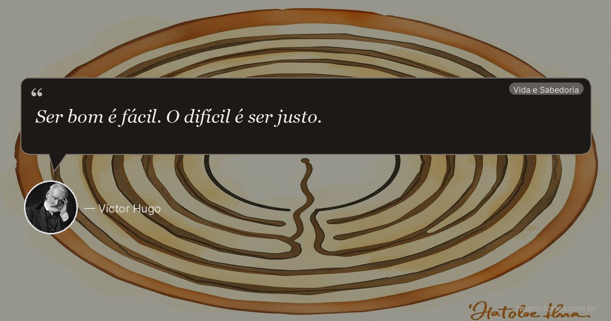 Frase de Victor Hugo