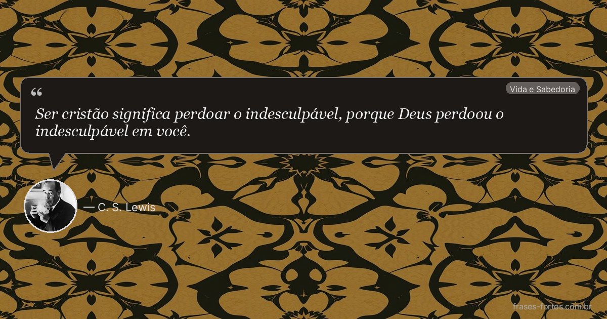 Frase de C. S. Lewis