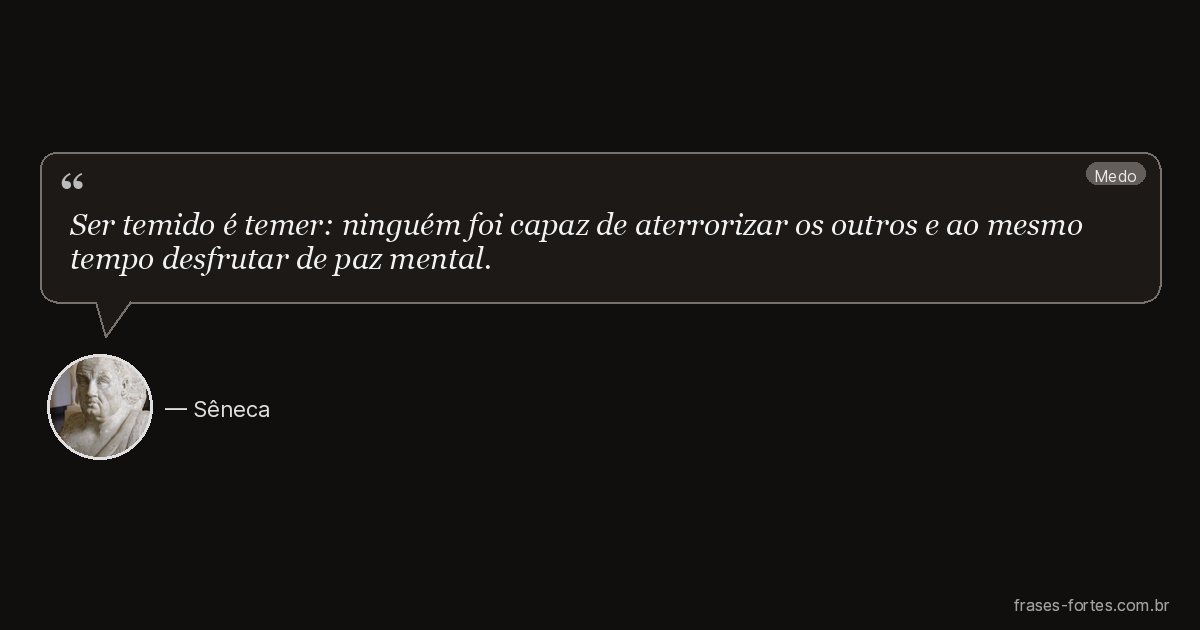 Frase de Sêneca