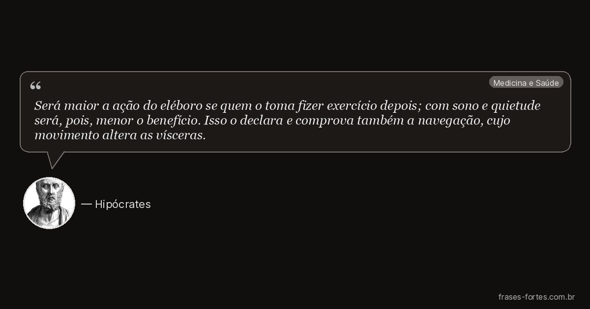 Frase de Hipócrates