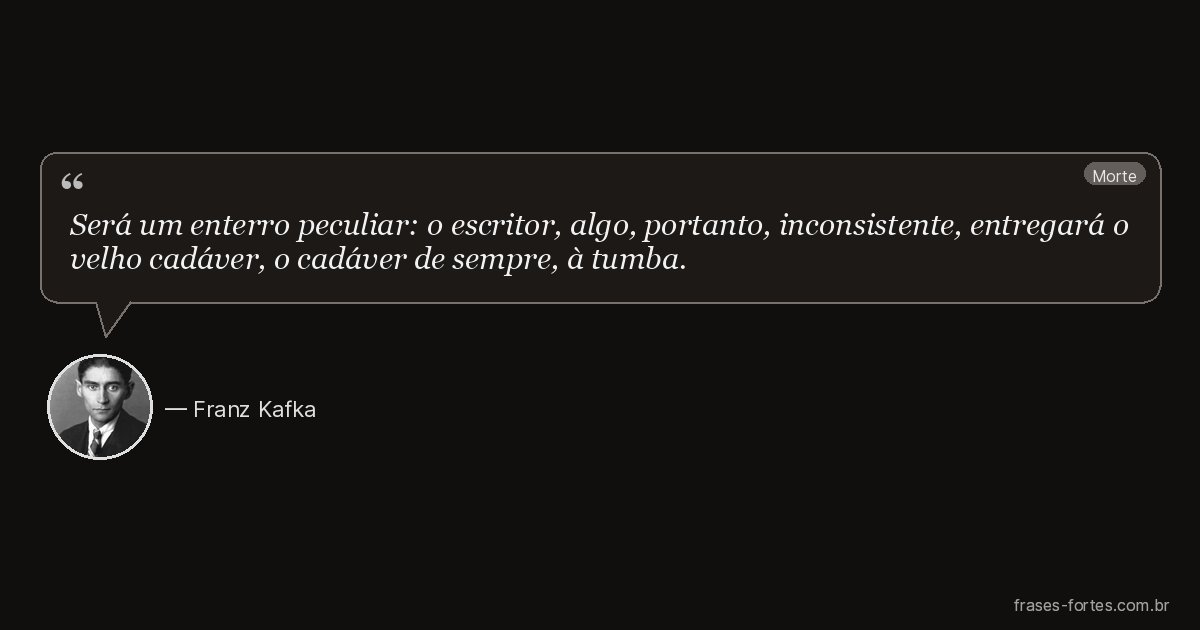 Frase de Franz Kafka