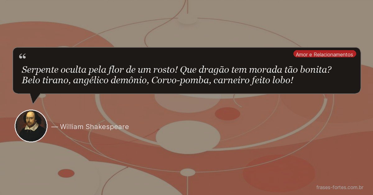 Frase de William Shakespeare