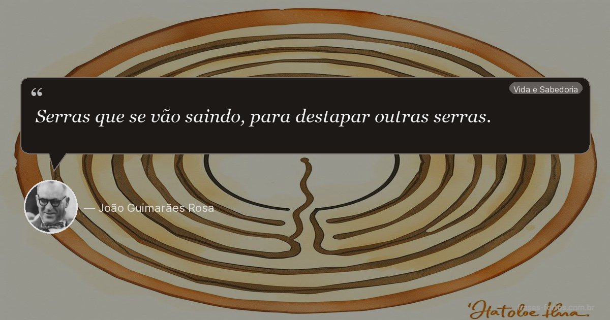 Frase de João Guimarães Rosa