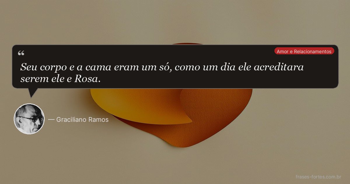 Frase de Graciliano Ramos