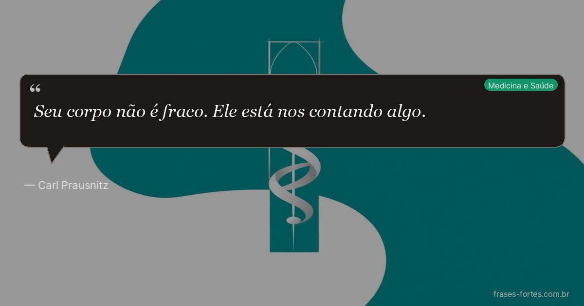 Frase de Carl Prausnitz