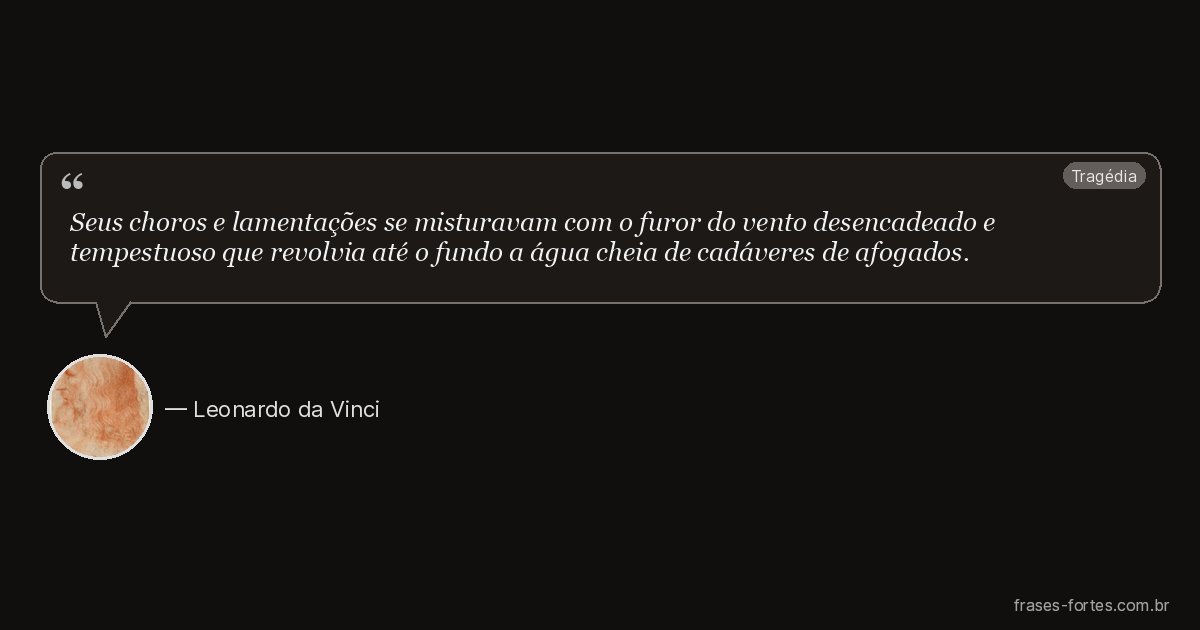 Frase de Leonardo da Vinci