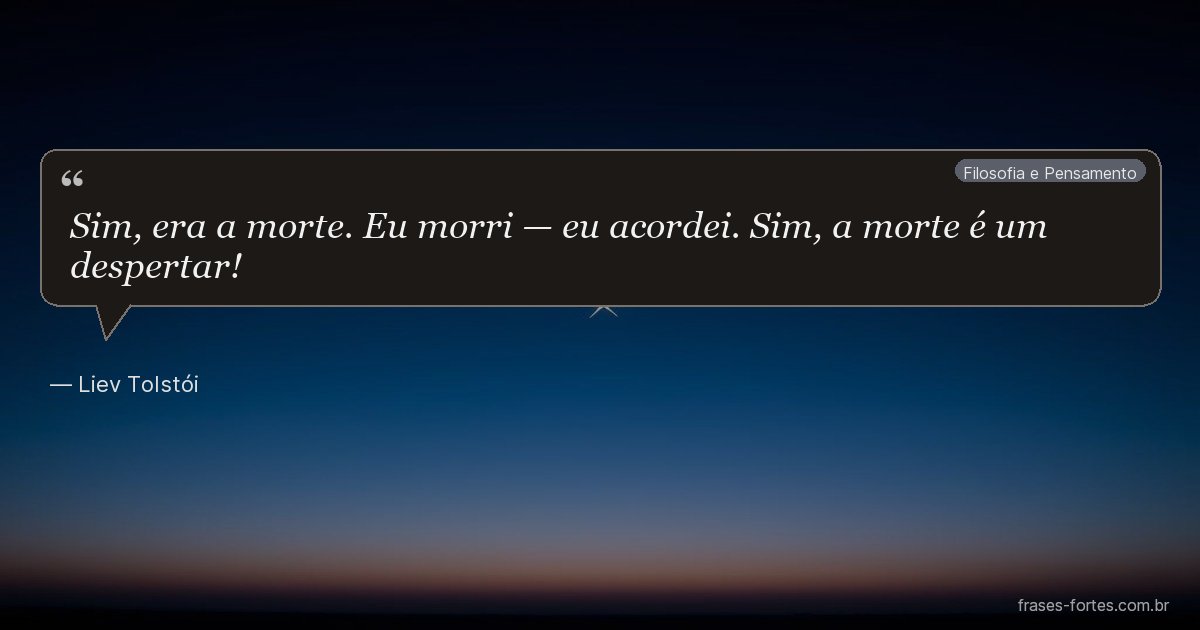 Frase de Liev Tolstói