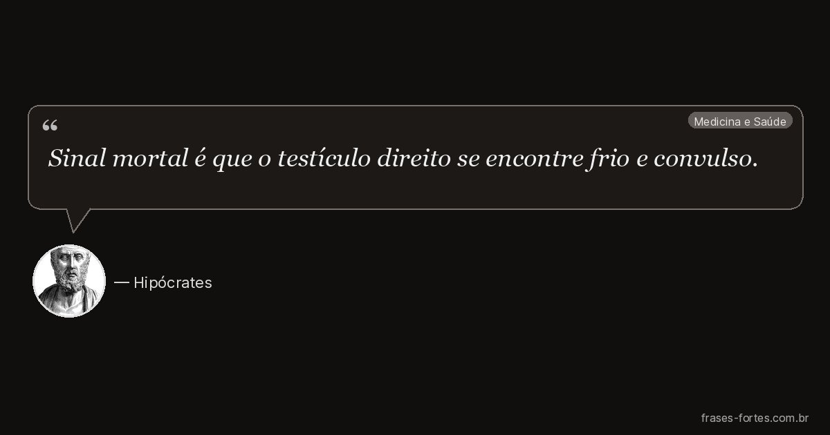 Frase de Hipócrates