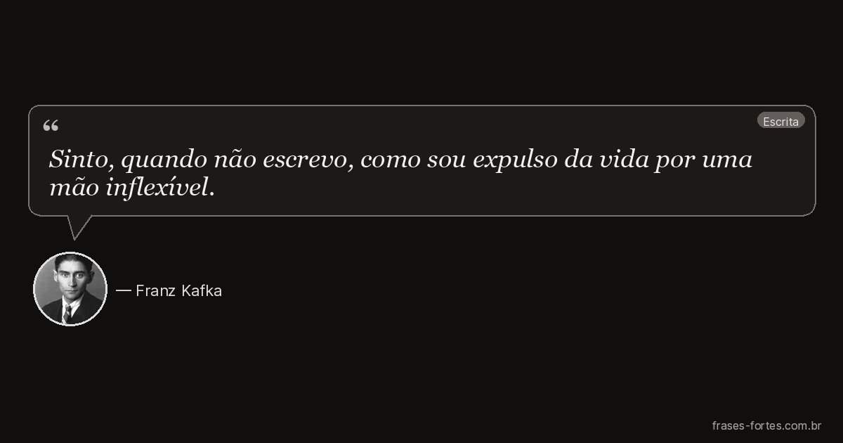 Frase de Franz Kafka