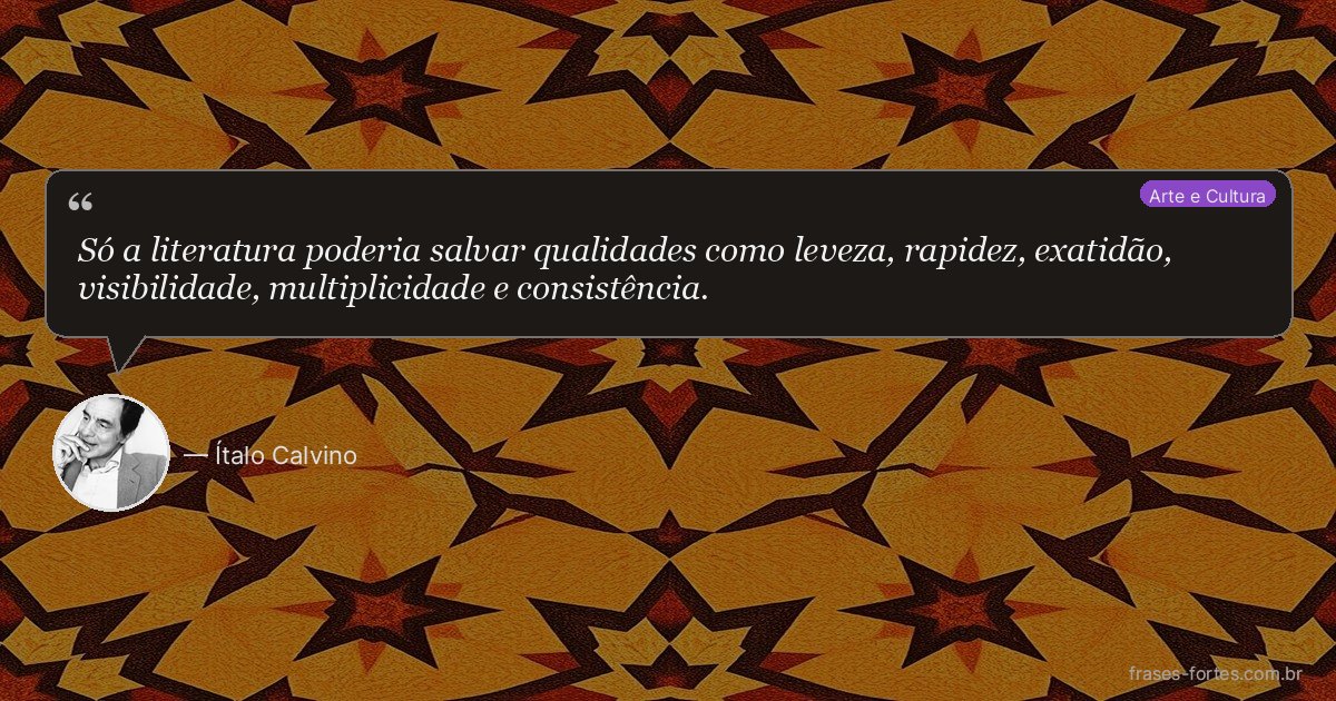 Frase de Ítalo Calvino