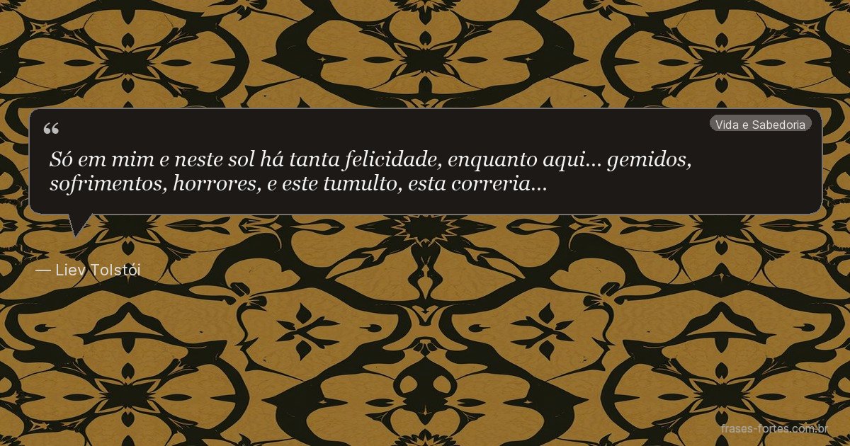 Frase de Liev Tolstói