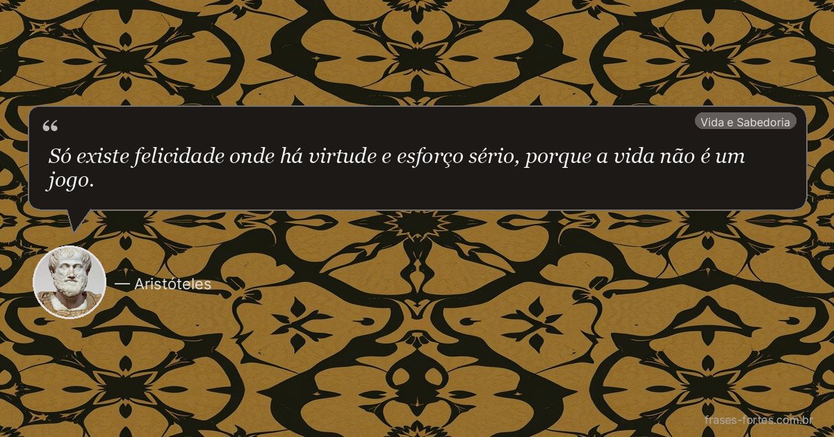 Frase de Aristóteles