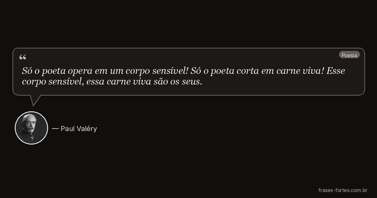 Frase de Paul Valéry