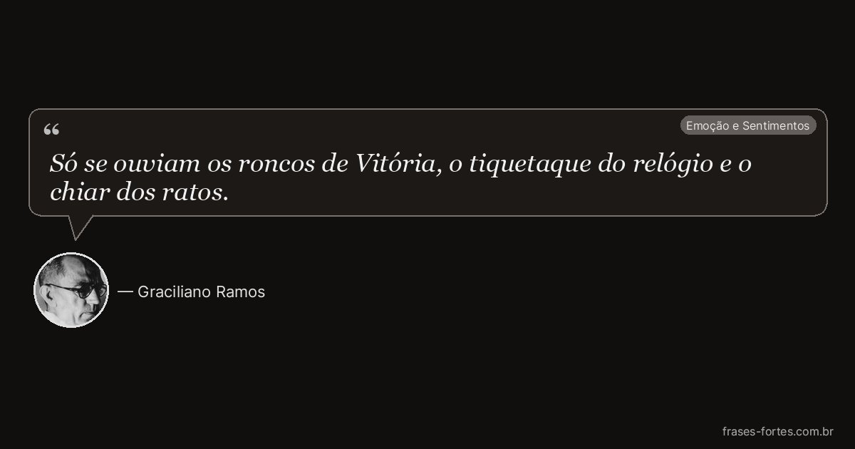 Frase de Graciliano Ramos