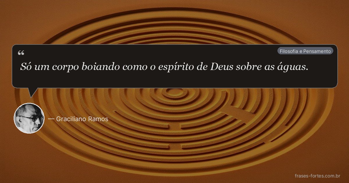 Frase de Graciliano Ramos