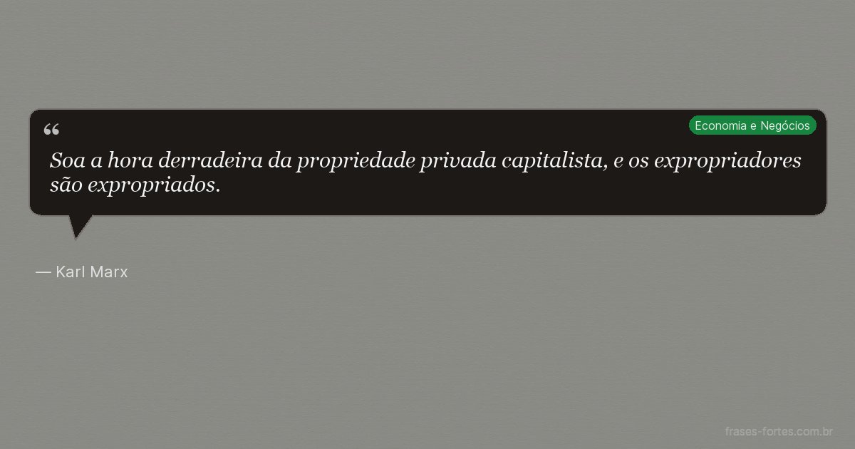 Frase de Karl Marx