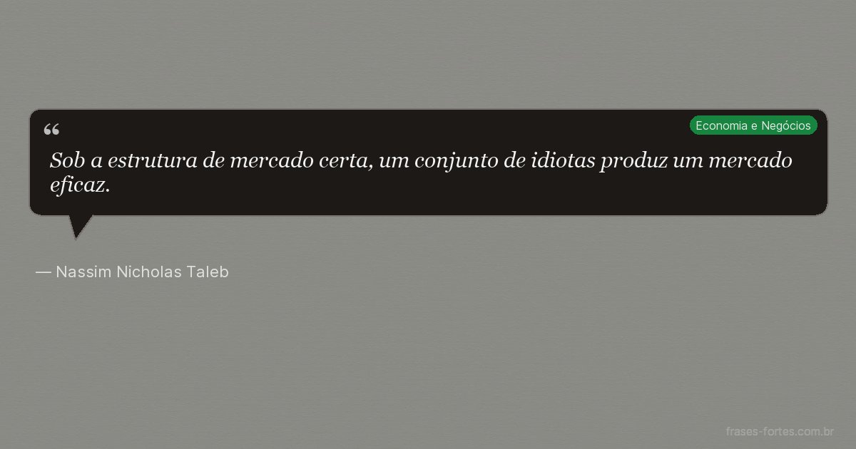 Frase de Nassim Nicholas Taleb