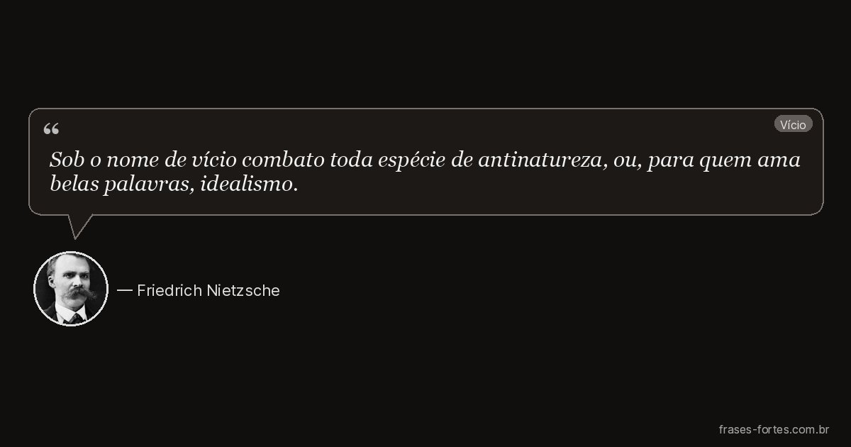 Frase de Friedrich Nietzsche