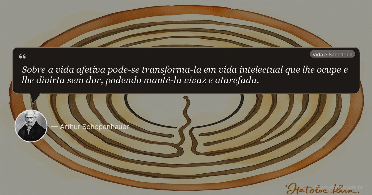 Frase de Arthur Schopenhauer