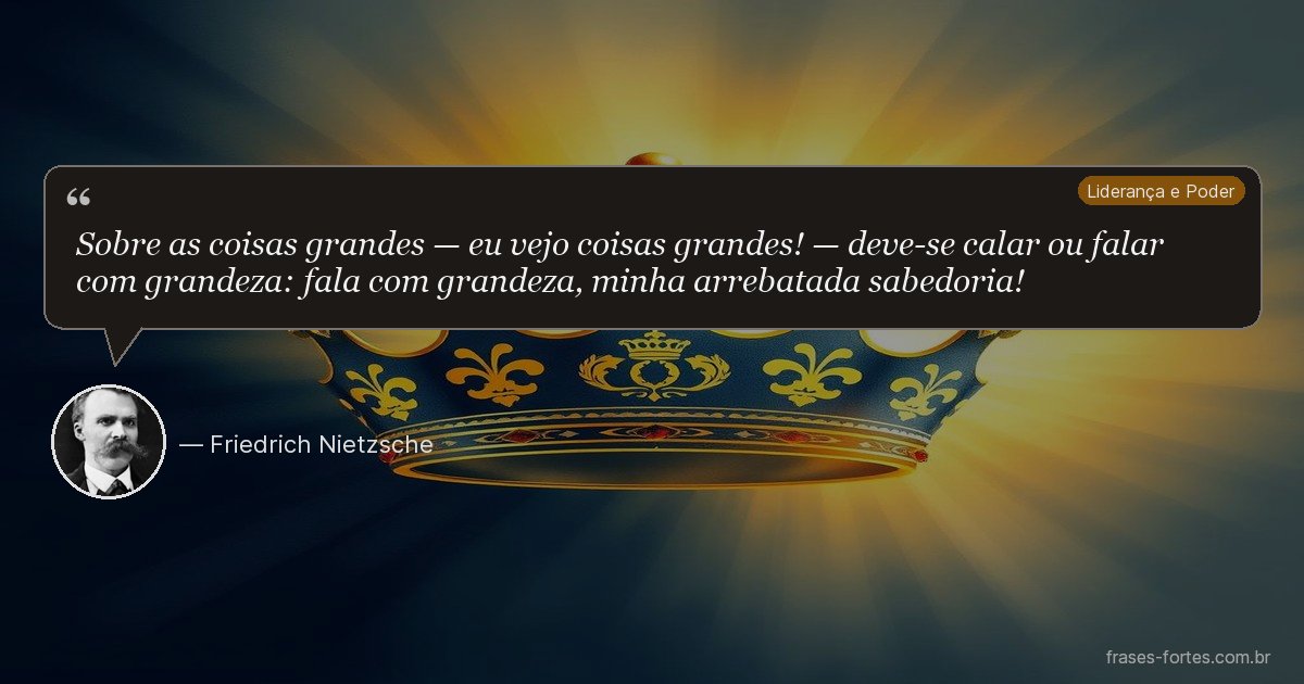 Frase de Friedrich Nietzsche