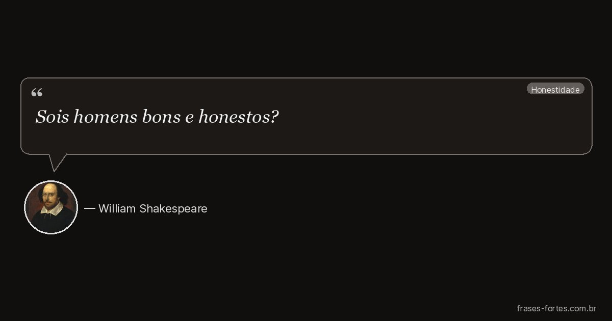 Frase de William Shakespeare