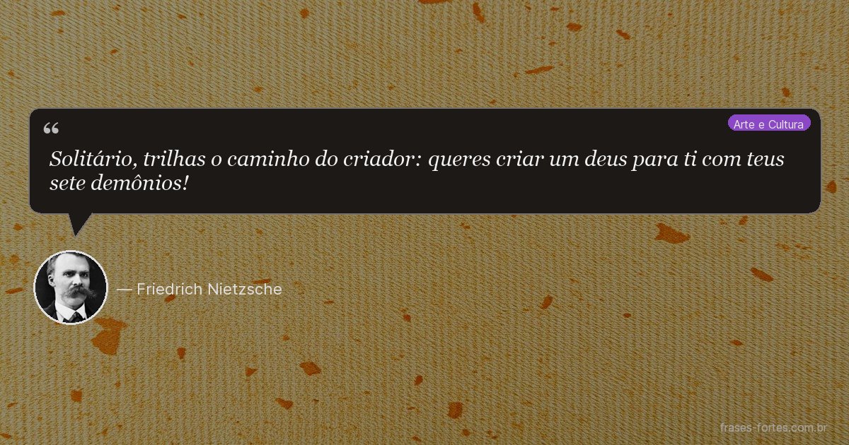 Frase de Friedrich Nietzsche