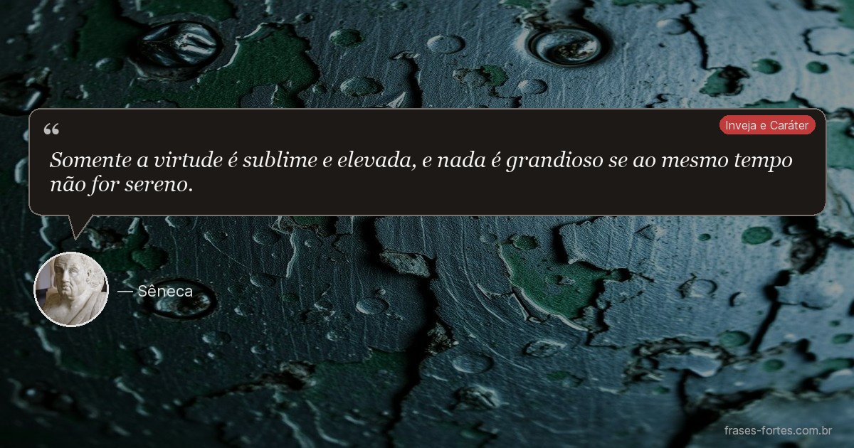 Frase de Sêneca