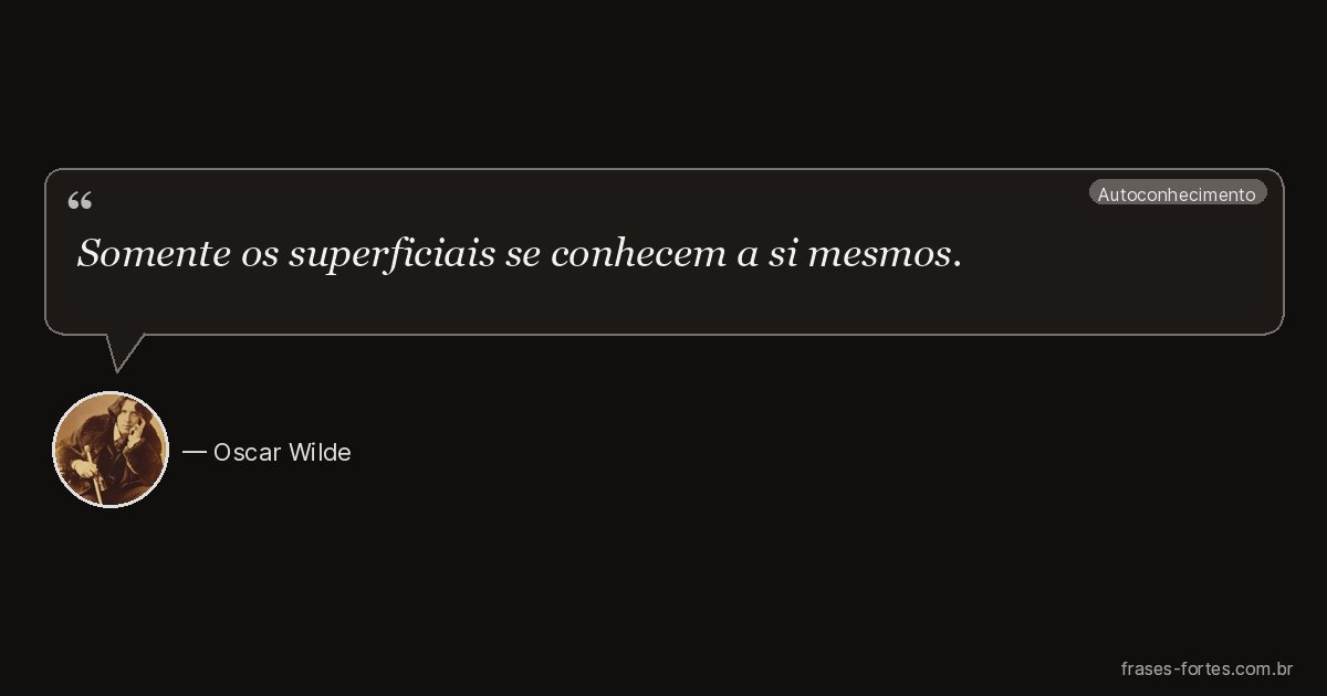 Frase de Oscar Wilde