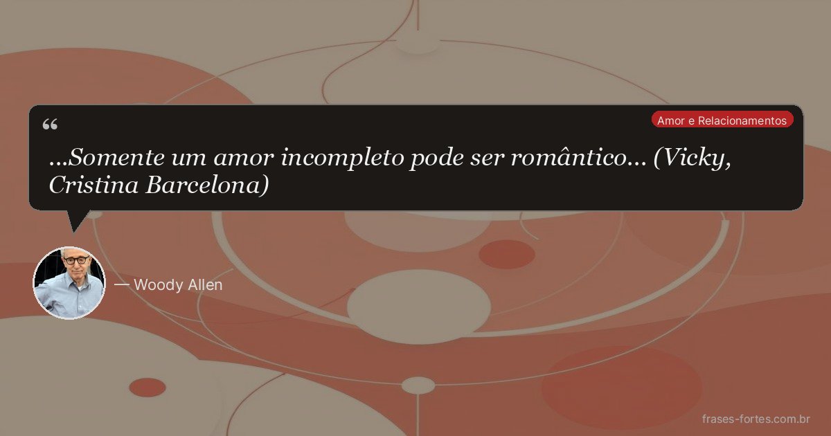Frase de Woody Allen