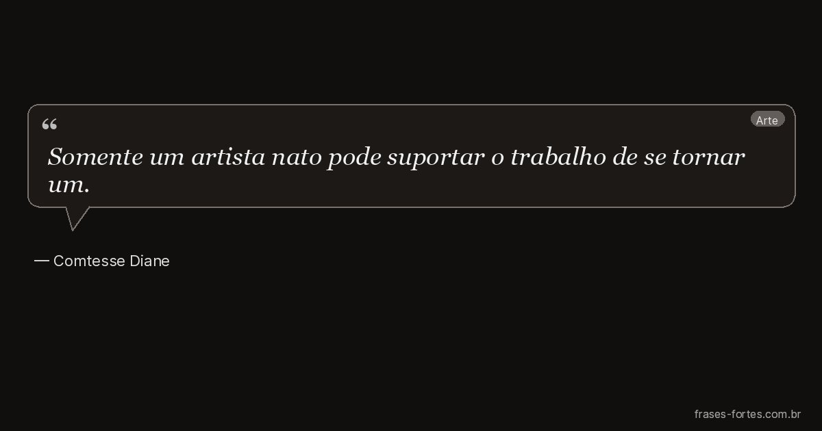 Frase de Comtesse Diane