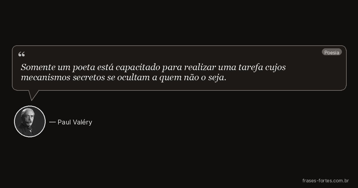 Frase de Paul Valéry