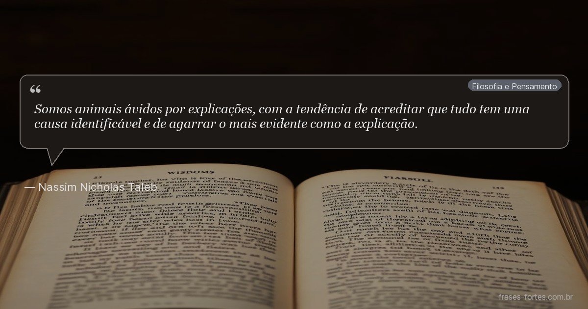 Frase de Nassim Nicholas Taleb