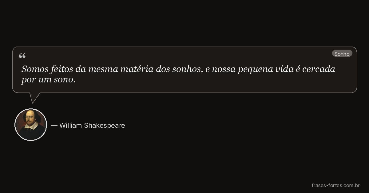 Frase de William Shakespeare