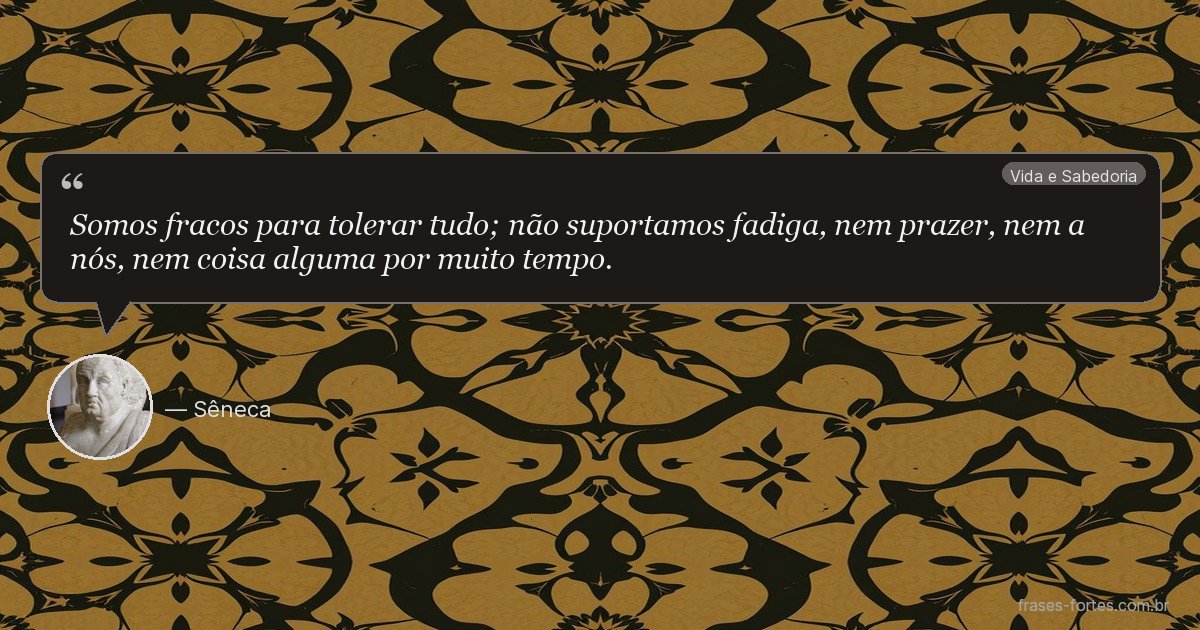 Frase de Sêneca