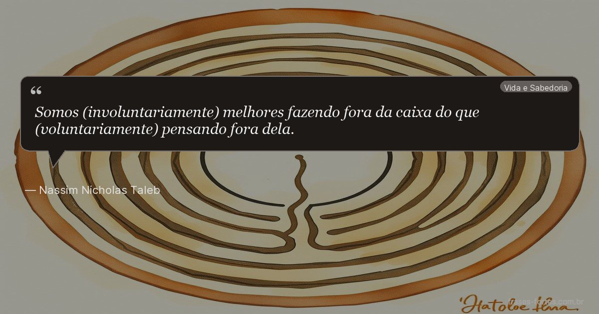 Frase de Nassim Nicholas Taleb