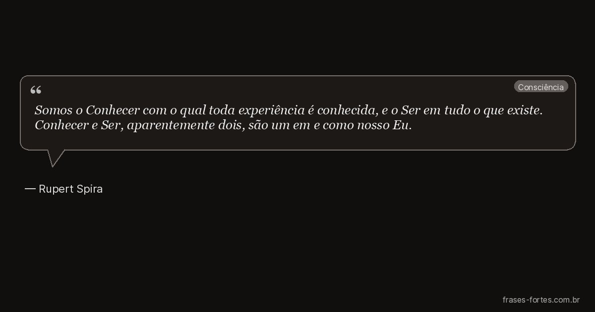 Frase de Rupert Spira