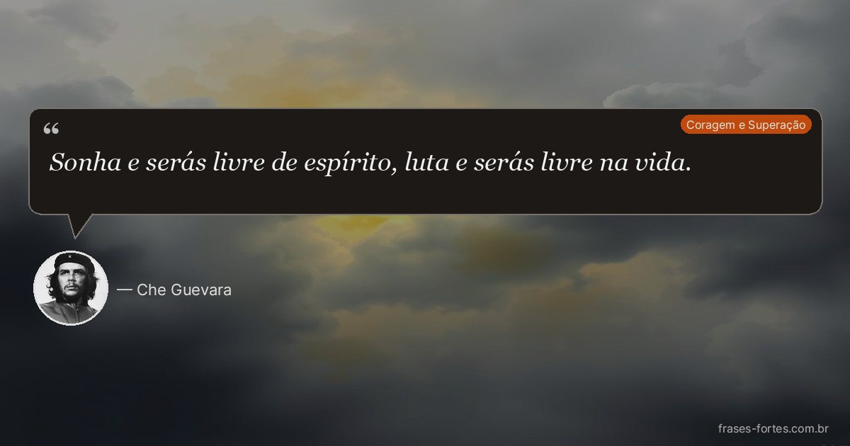 Frase de Che Guevara