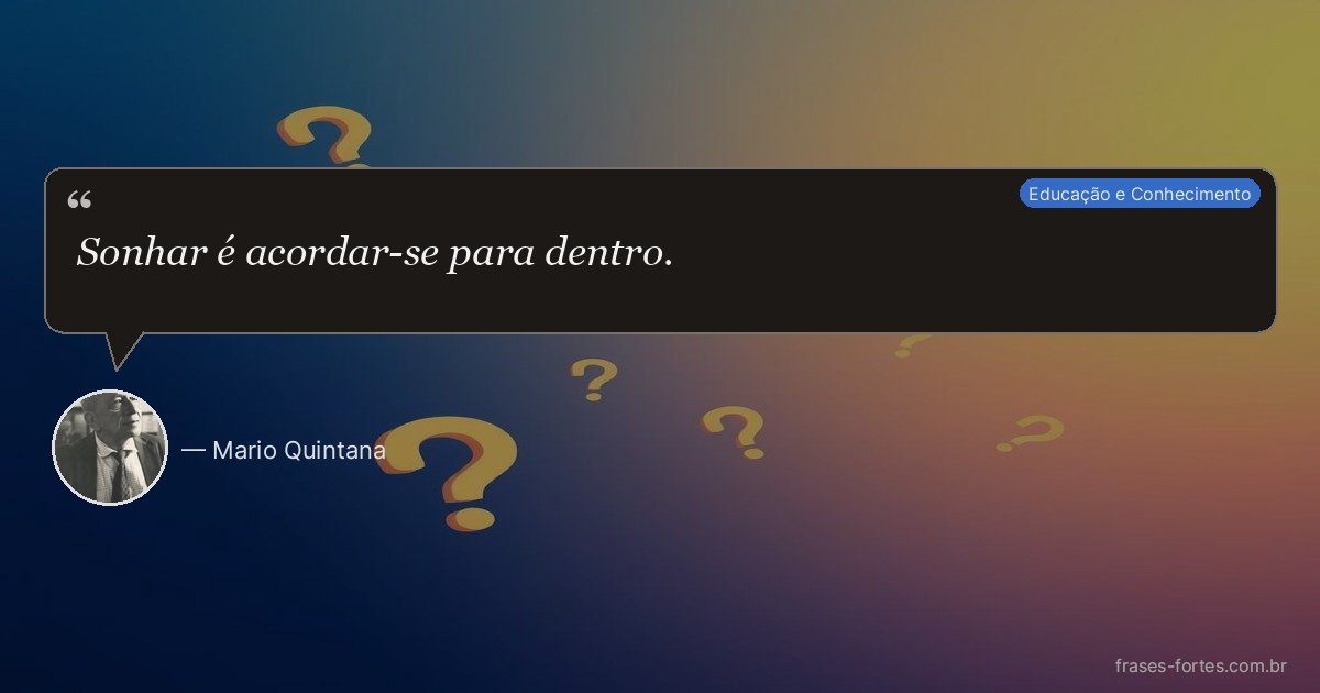 Frase de Mario Quintana