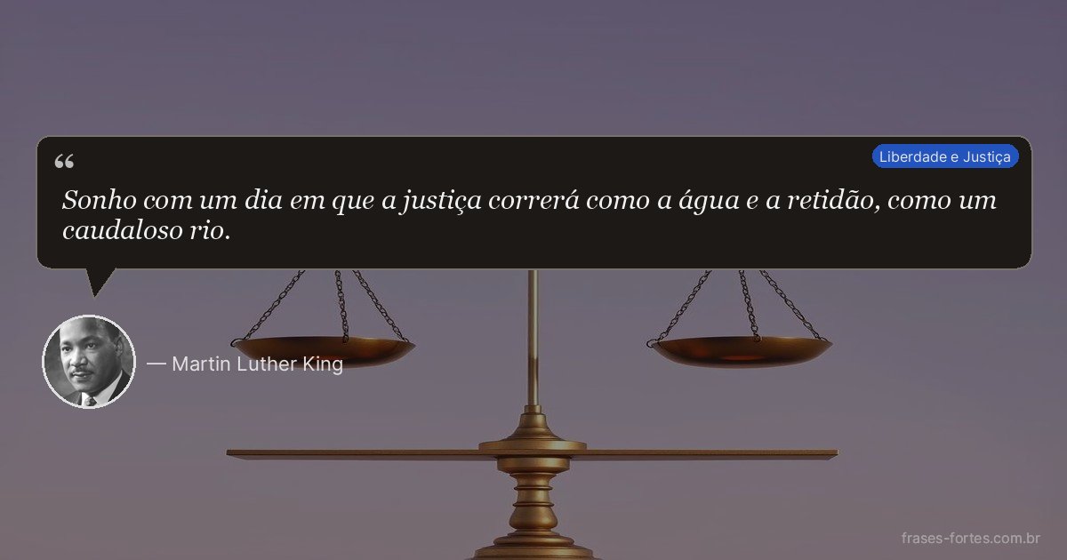 Frase de Martin Luther King