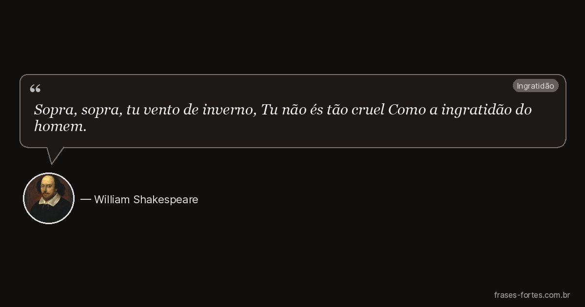 Frase de William Shakespeare