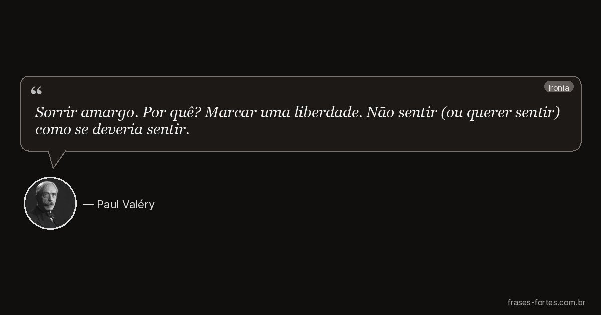 Frase de Paul Valéry