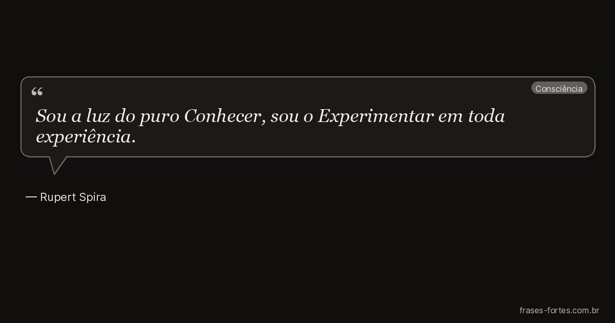 Frase de Rupert Spira