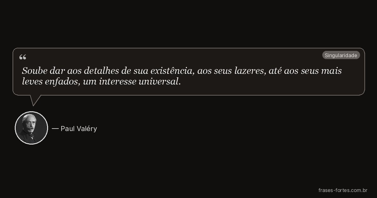 Frase de Paul Valéry