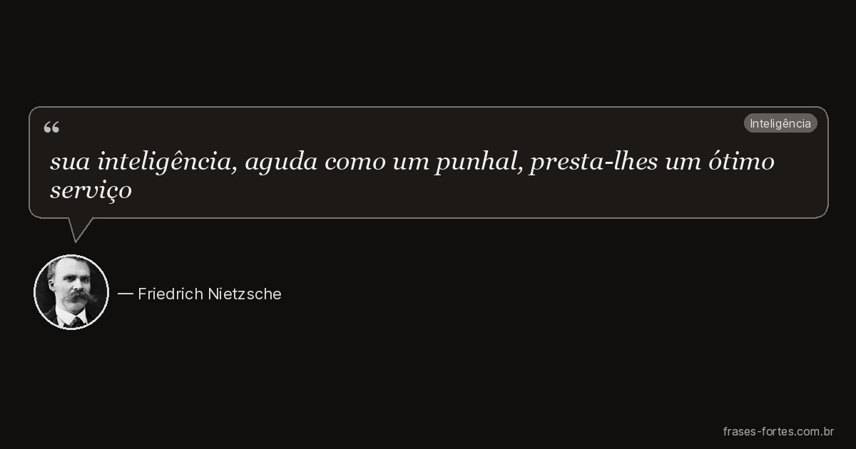 Frase de Friedrich Nietzsche