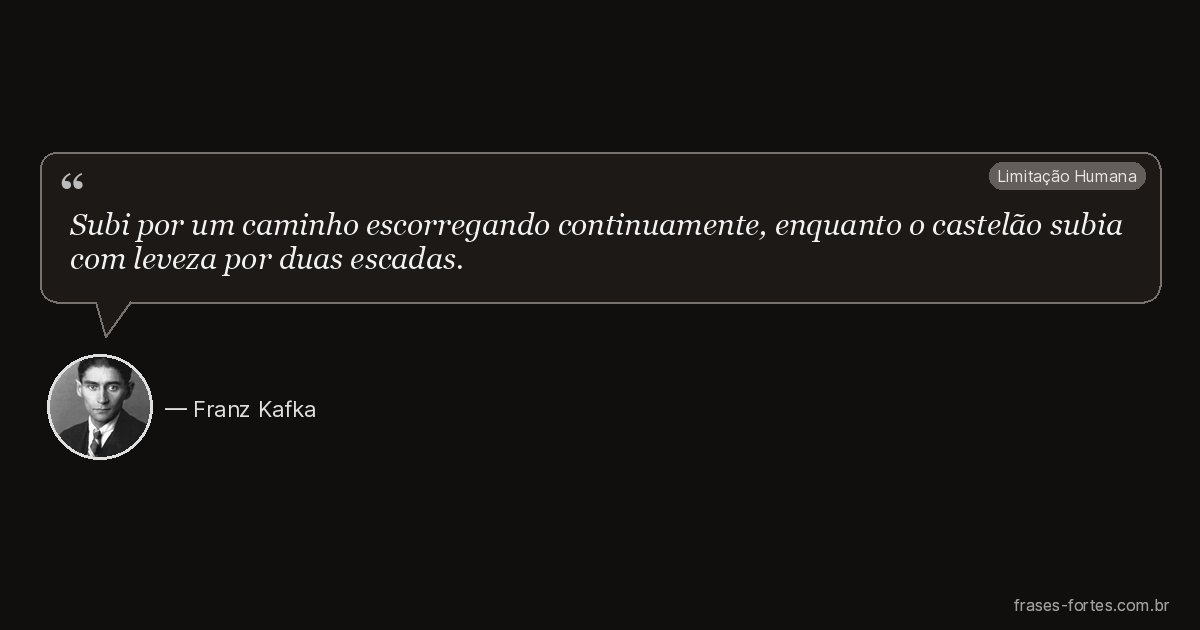 Frase de Franz Kafka
