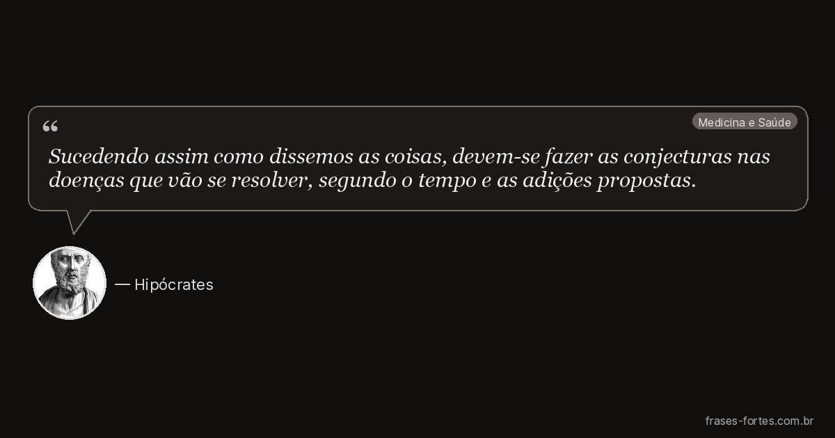 Frase de Hipócrates