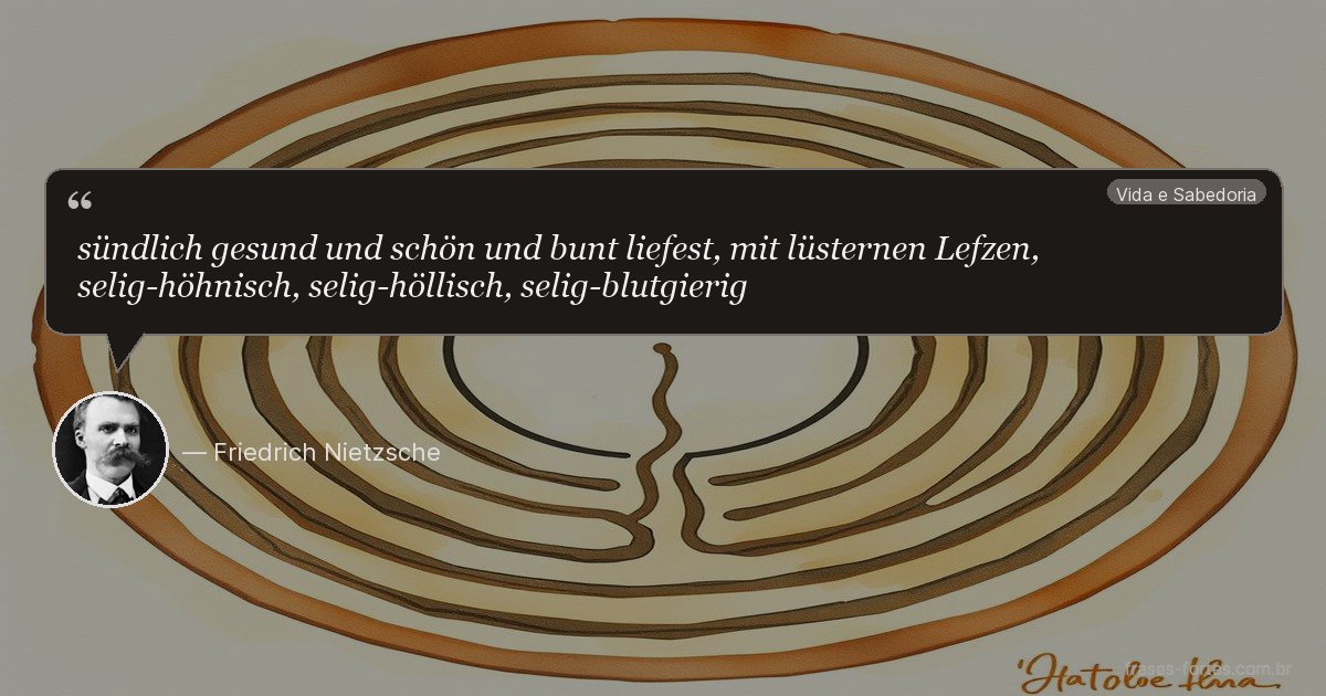 Frase de Friedrich Nietzsche