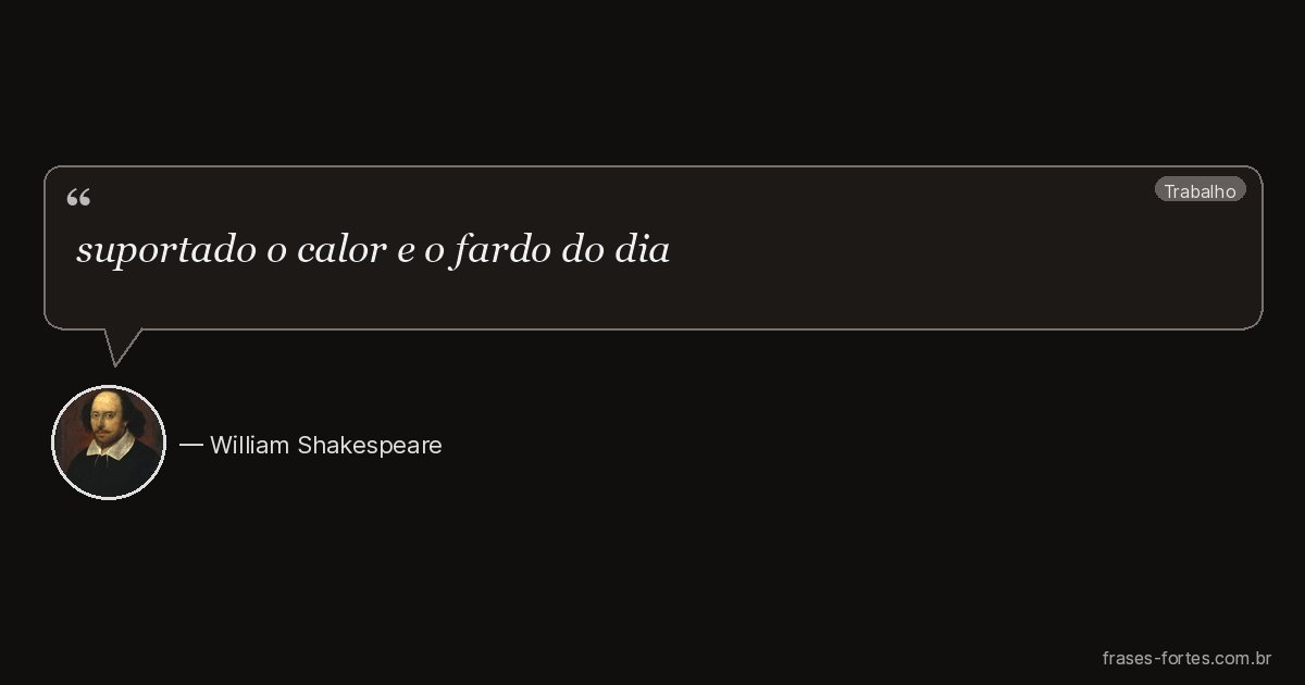 Frase de William Shakespeare