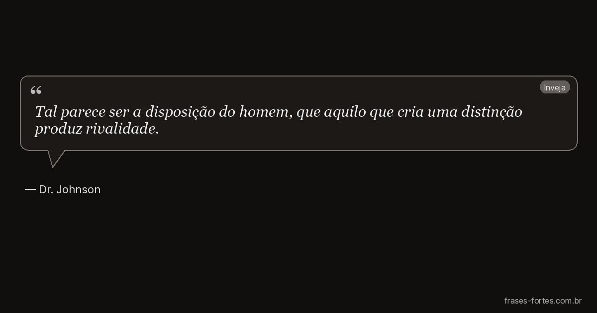 Frase de Dr. Johnson